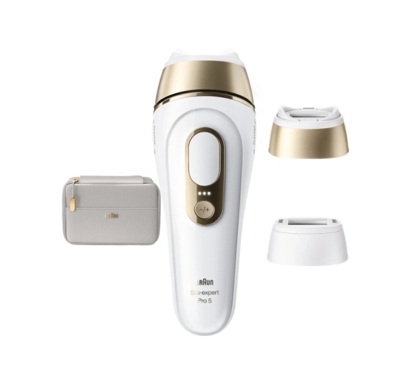 Braun IPL Epilator | Silk expert Pro 5 PL5210 | Number of power levels 3 | White/Gold