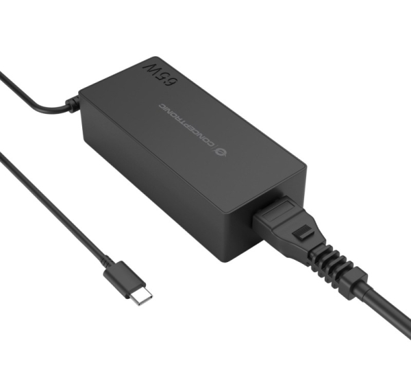 Conceptronic OZUL09BE 65W USB PD Charger