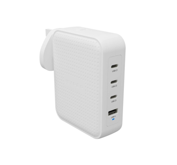 HYPER HJ1001WHWWGL mobile device charger Gaming controller, Mobile phone, Netbook, Laptop, Smartphone, Tablet White AC Fast charging Indoor
