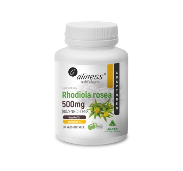 ALINESS Rhodiola rosea 500 mg – dietary supplement – 60 capsules