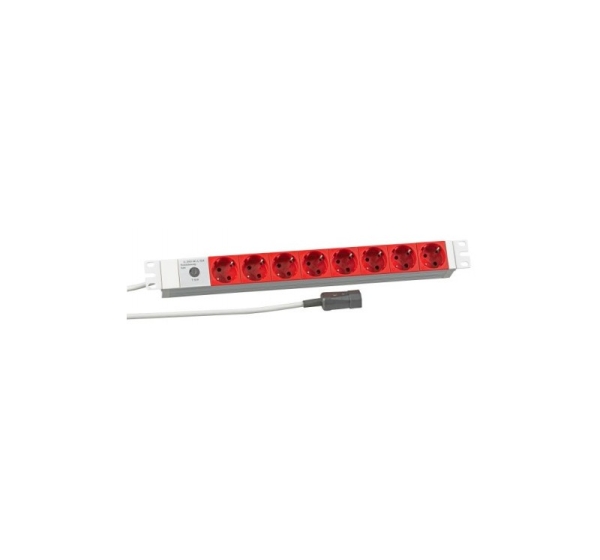 EFB Elektronik 691698K power extension 2 m 8 AC outlet(s) Red, White
