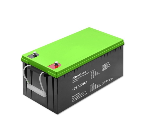Qoltec Battery żelowy 12V 200Ah GEL