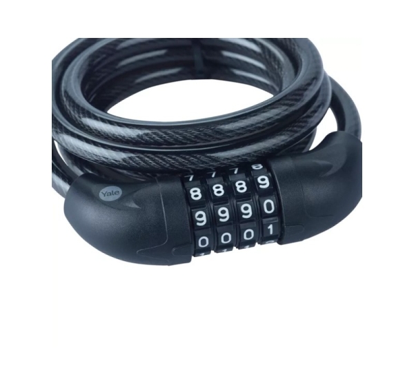 Bicycle cable with combination lock -YCC0/10/180/2 Black