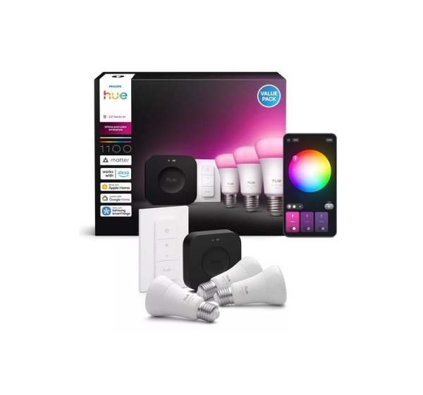 Philips Hue   WCA A60 E27 3KIT sw Pro EU |