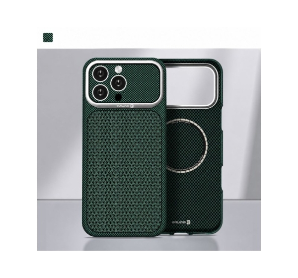 Evelatus Apple iPhone 17 Pro Carbon Premium Edition MagSafe case Green