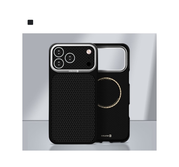 Evelatus Apple iPhone 17 Pro Carbon Premium Edition MagSafe case Black