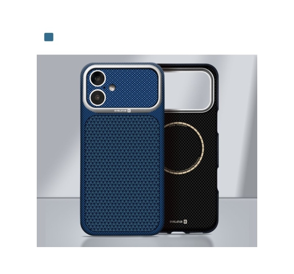 Evelatus Apple iPhone 16 Carbon Premium Edition MagSafe case Midnight Blue