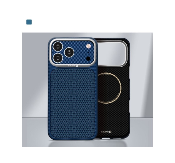 Evelatus Apple iPhone 18 Pro Carbon Premium Edition MagSafe case Midnight Blue