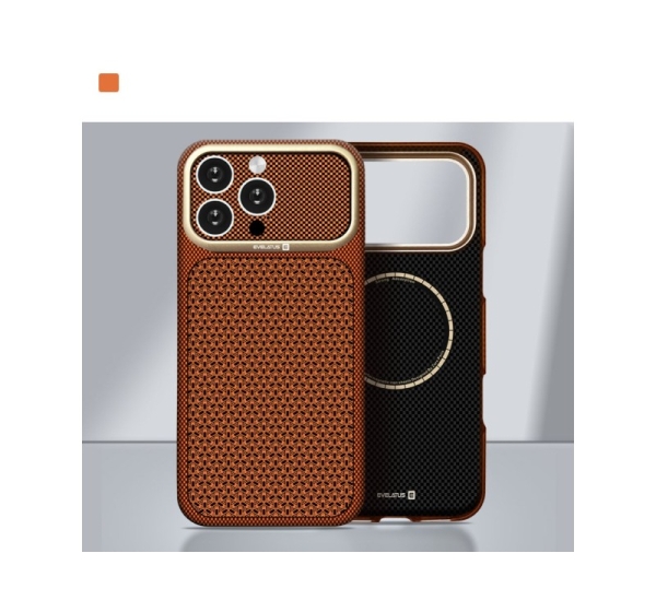 Evelatus Apple iPhone 18 Pro Max Carbon Premium Edition MagSafe case Brown