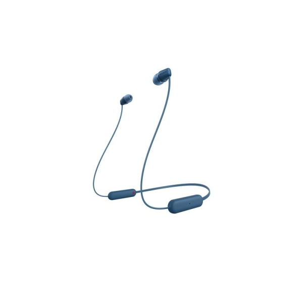 Sony WI-C100 Headset Wireless In-ear Calls/Music Bluetooth Blue