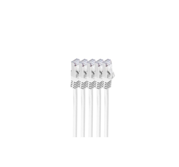 shiverpeaks BS75515-W-SET5 networking cable White 5 m Cat7 S/FTP (S-STP) Round