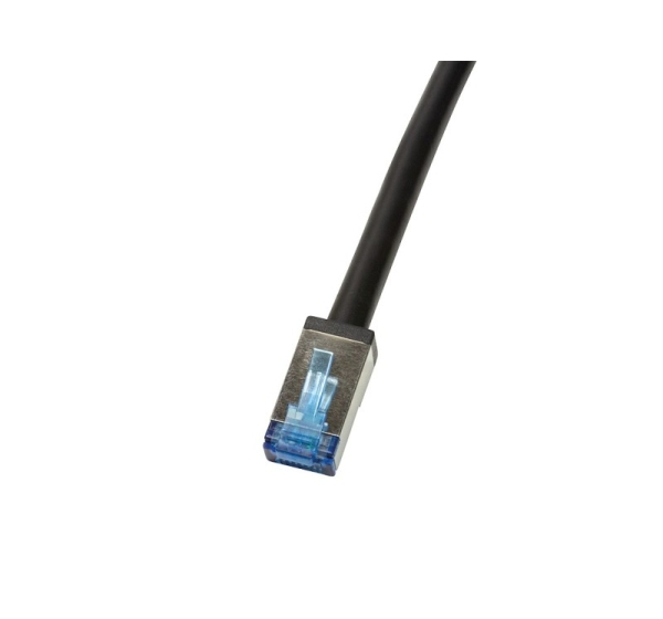 LogiLink CQ7143S networking cable Black 50 m Cat6a S/FTP (S-STP)