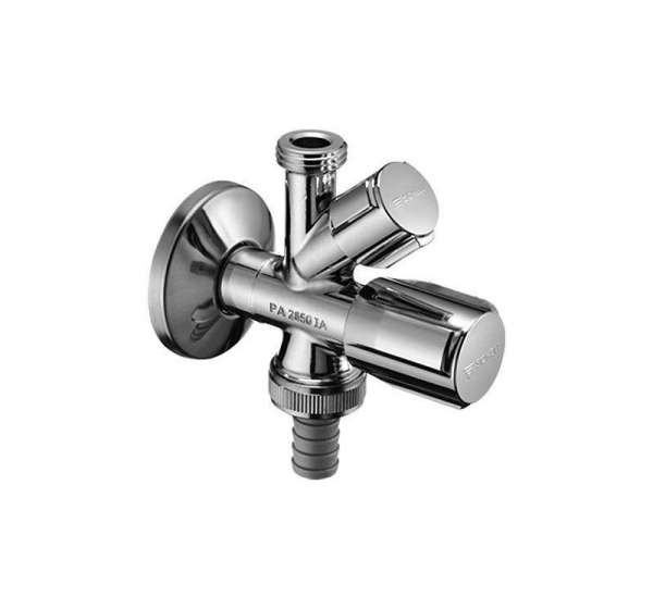 VALVE WITH 1/2X1/2X3/4 MALE THREADS