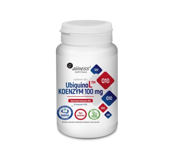 ALINESS UbiquinoL Kaneka Natural Coenzyme 100 mg – dietary supplement – 60 capsules