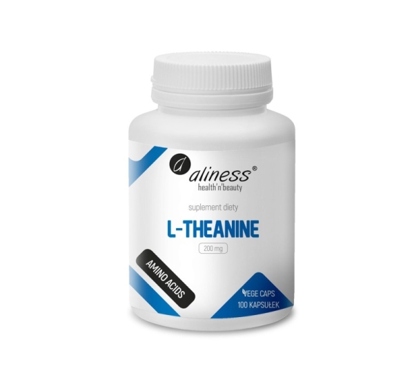 ALINESS L-Theanine 200 mg – dietary supplement – 100 capsules