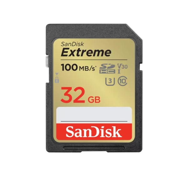 SanDisk Extreme 32 GB UHS-I Class 10 SDXC Memory Card