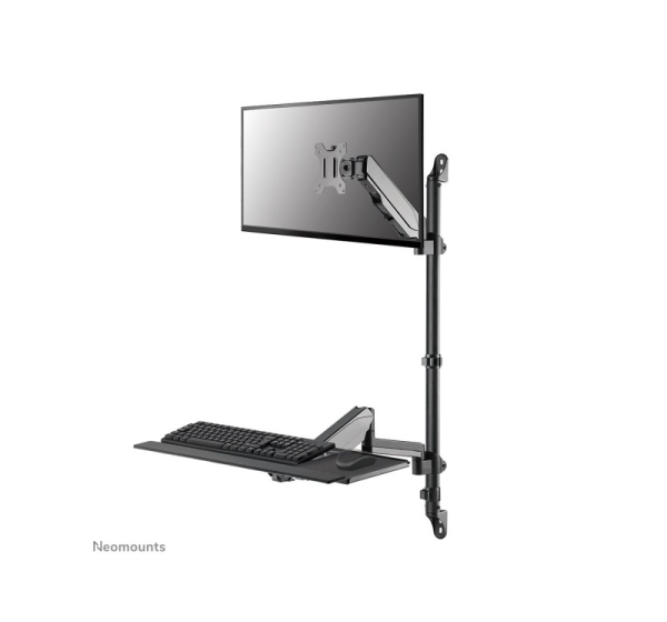 Neomounts WL90-325BL1 Sit-stand workstation wall 17-32" - gas spring