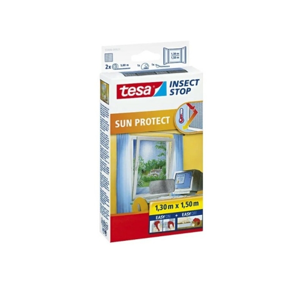 TESA Insect Stop mosquito net Window Anthracite