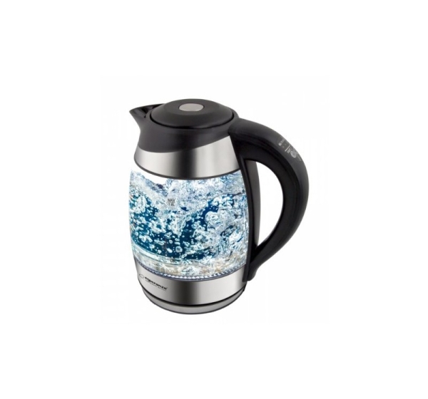 Esperanza EKK026 electric kettle 1.7 L 2200 W Black, Transparent