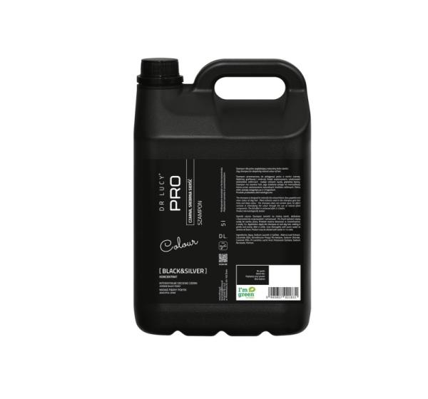 DR LUCY Black & Silver - shampoo for dark coat for dogs - 5 L