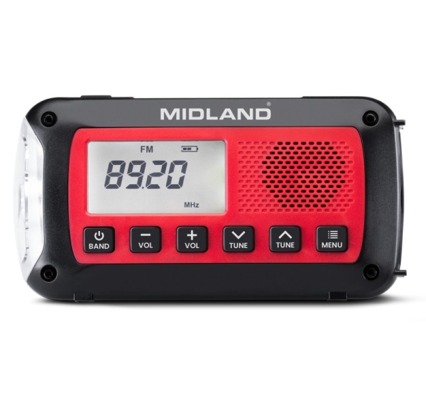 Midland ER100 Emergency Radio with 2600mAh Battery