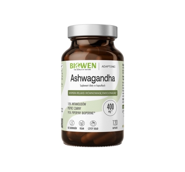 BIOWEN Ashwagandha – food supplement for humans – 120 capsules