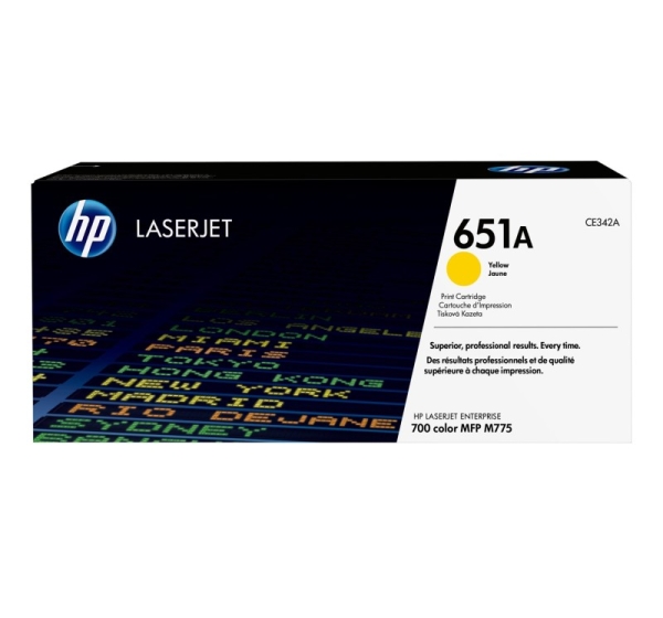 HP 651A Yellow Original LaserJet Toner Cartridge