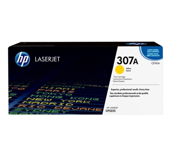 HP 307A Yellow Original LaserJet Toner Cartridge