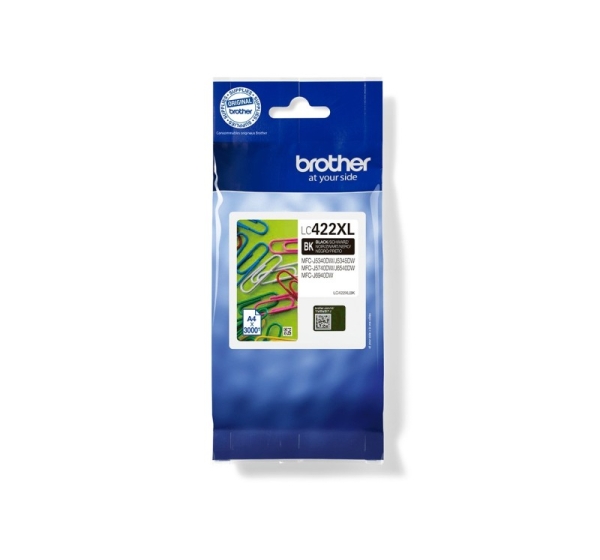 Brother LC422XL - Hojtydende - sort -