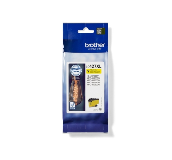 Brother LC-427XLY ink cartridge 1 pc(s) Original High (XL) Yield Yellow