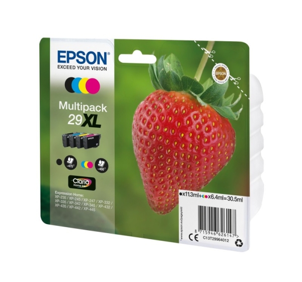 Epson Strawberry Multipack 4-colours 29XL Claria Home Ink