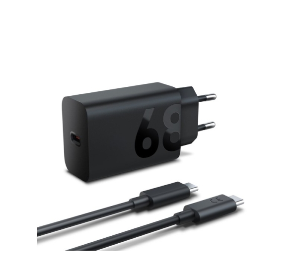 Lenovo 68W USB-C Wall Charger Tablet, Universal Black AC Indoor