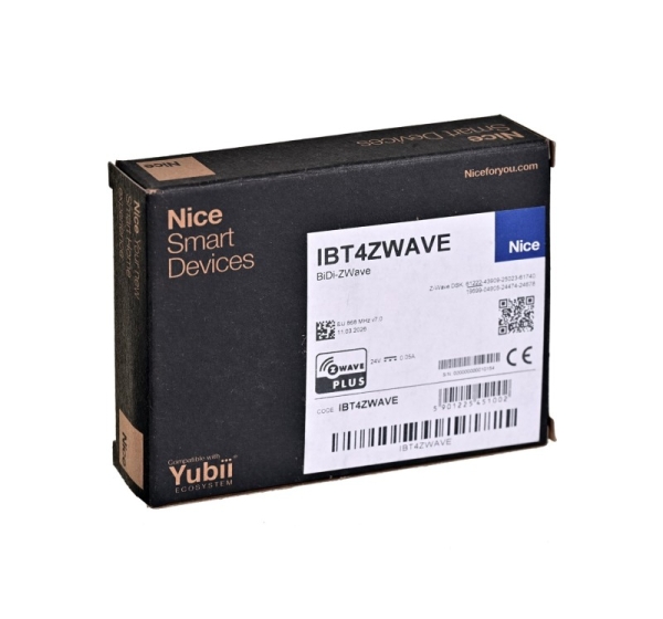 Nice IBT4ZWAVE remote control accessory