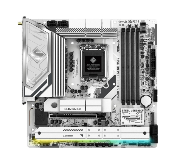 Asrock B860M Steel Legend WiFi Intel B860 LGA 1851 (Socket V1) micro ATX