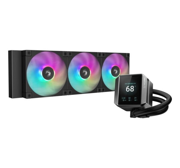 DeepCool MYSTIQUE 360 ARGB Processor All-in-one liquid cooler 12 cm Black 1 pc(s)