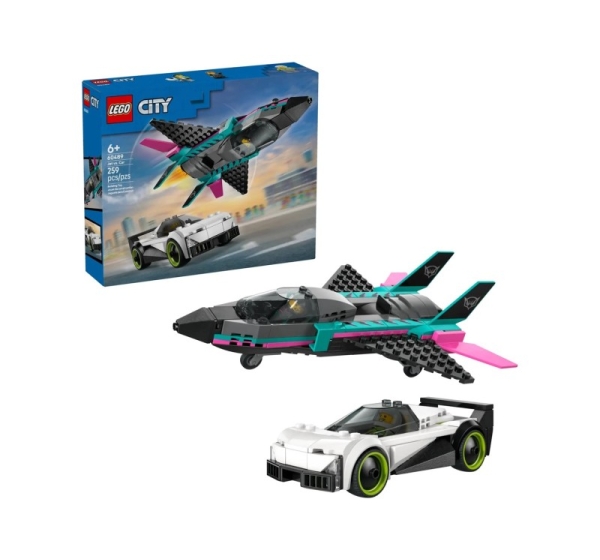 LEGO CITY 60489 Jet vs Car