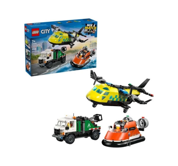 LEGO CITY 60505 Airplane, Service Truck and Hovercraft Rem
