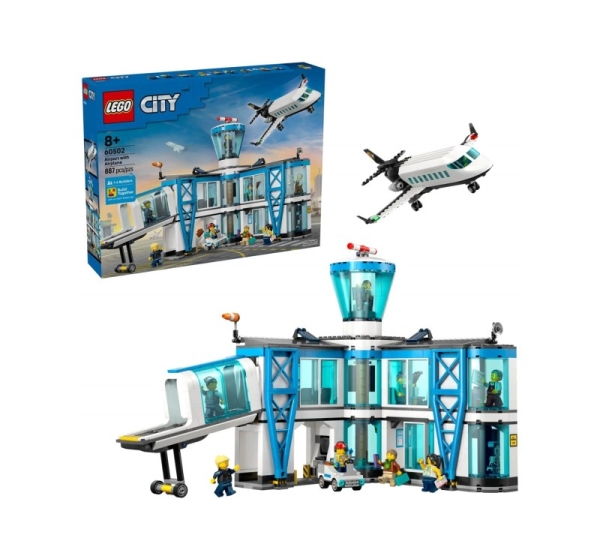 LEGO CITY 60502 Airport with Airplane