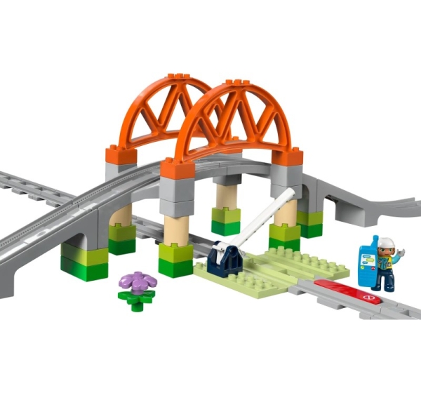 LEGO DUPLO TOWN 10426 Bridge and railway tracks - expansion set