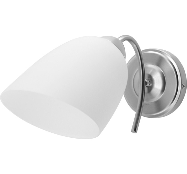 Classic single wall lamp Activejet NIKITA nickel E27 for the living room