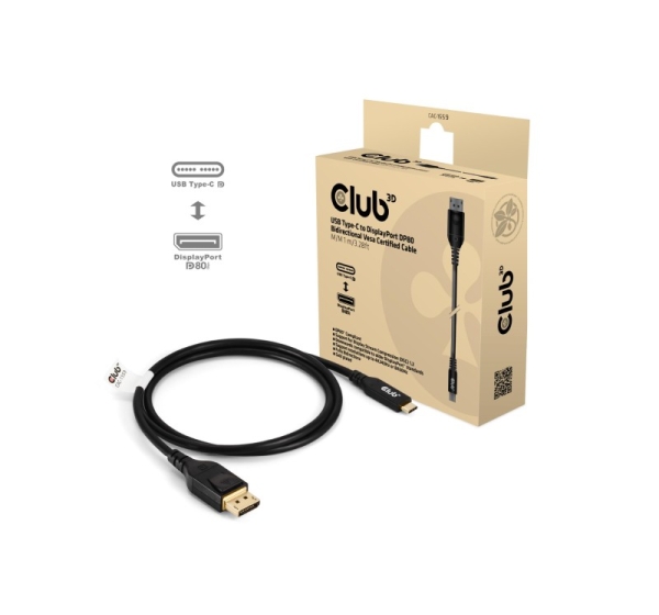 CABLE USB-C TO DP 1M/M/M CAC-1559 CLUB3D