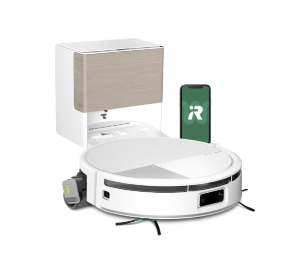 iRobot Roomba Max 705 Combo cleaning robot with AutoWash docking station – white