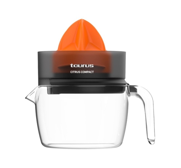 Taurus CITRUS COMPACT Hand juicer 30 W Black, Orange, Transparent