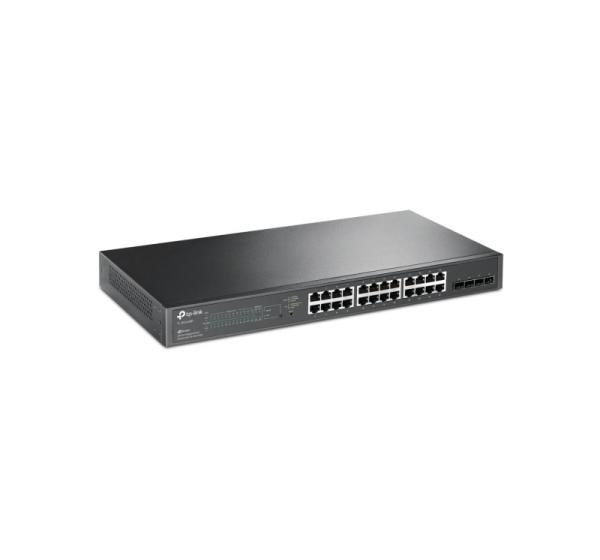 TP-Link JetStream 28-Port Gigabit Smart PoE Switch with 24-Port PoE+