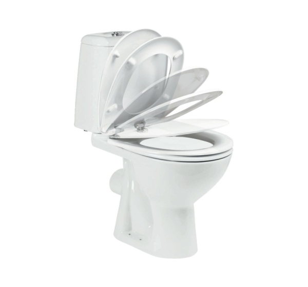 TOILET CLOSE COUPLE 355X620X760 ALPHA