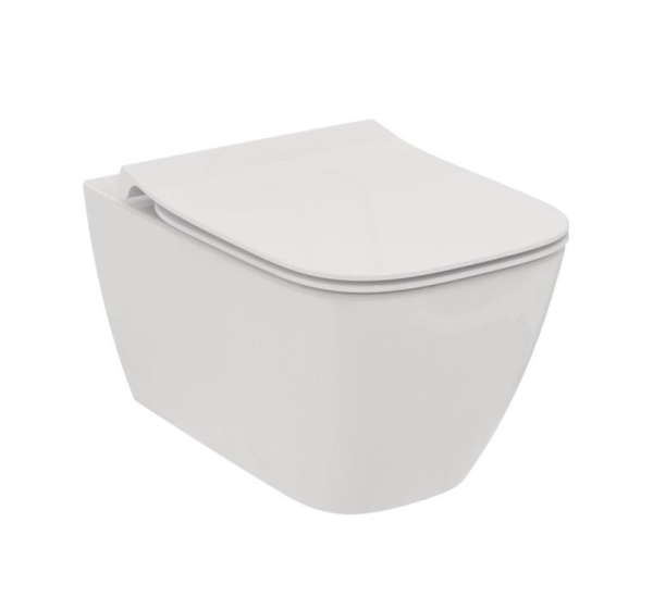 TOILET HUNG ILIFE RIML WITH COVER WHITE