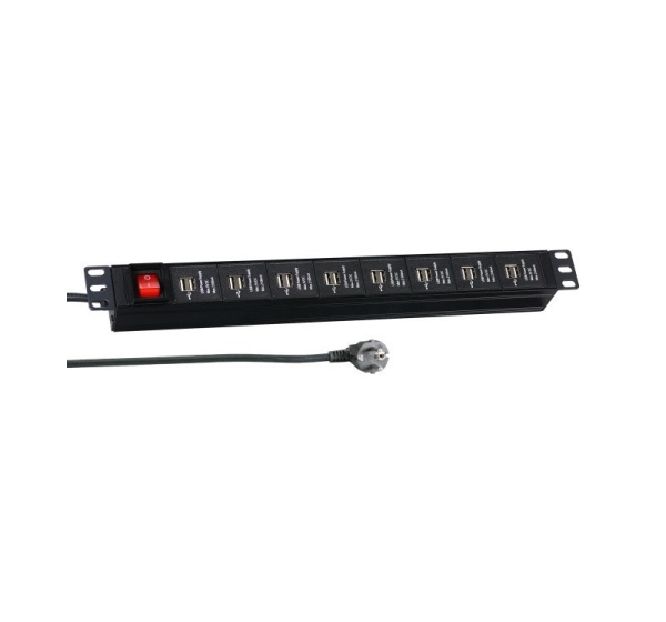 EFB Elektronik EK631USB.1 power extension 3 m Indoor Black