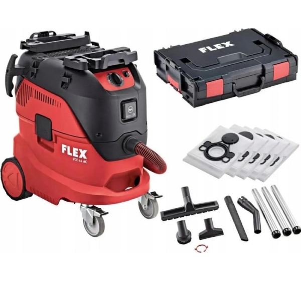 FLEX vacuum cleaner VCE S44 LAC + bags + case