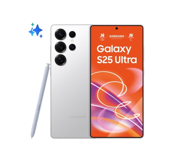 Samsung Galaxy S25 Ultra 17.5 cm (6.9") Dual SIM Android 15 5G USB Type-C 12 GB 256 GB 5000 mAh Silver, White