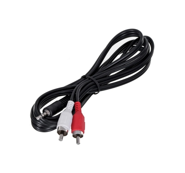 Gembird 1.5m, 3.5mm/2xRCA, M/M audio cable Black, Red, White